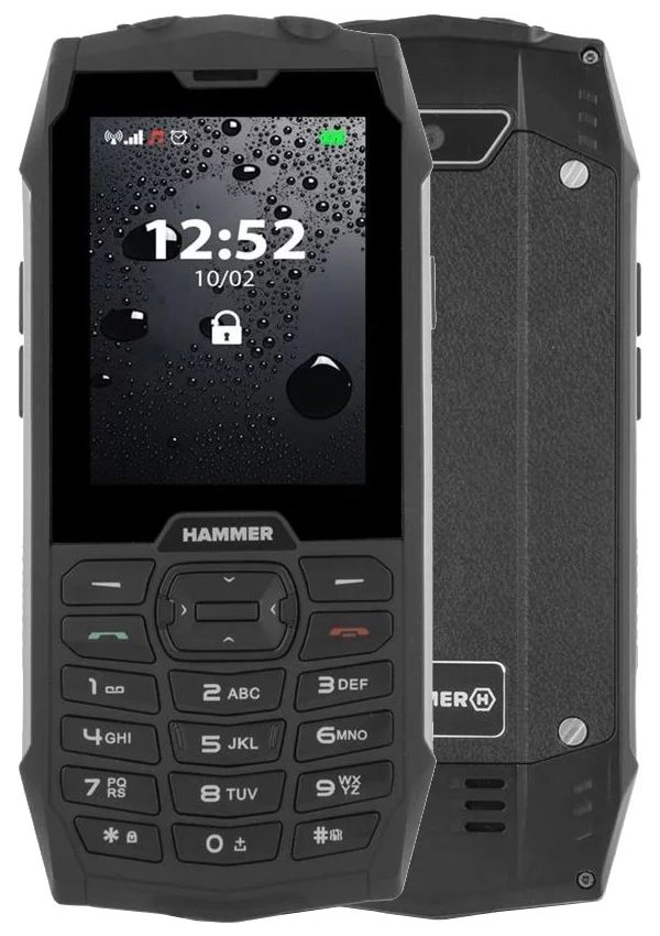 myPhone Hammer 4 - stříbrný 2,8"/ 64MB/ až do 32 GB microSD/ Dual SIM/ IP68