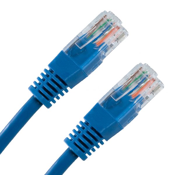 XtendLan PK_6UTP020blue Patch, Cat 6, UTP, 2m, modrý XtendLan Patch kabel Cat 6 UTP 2m - modrý