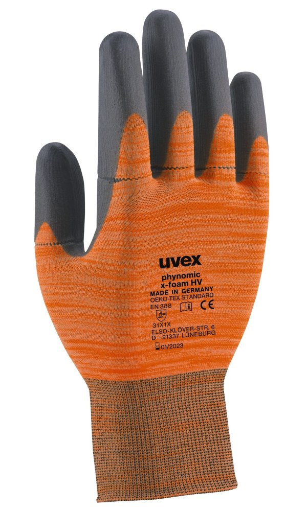UVEX Rukavice Phynomic x-foam HV vel. 10 /přesné, všeob a těžké práce/suché prostředí/ochrana při manipulaci s elektrick