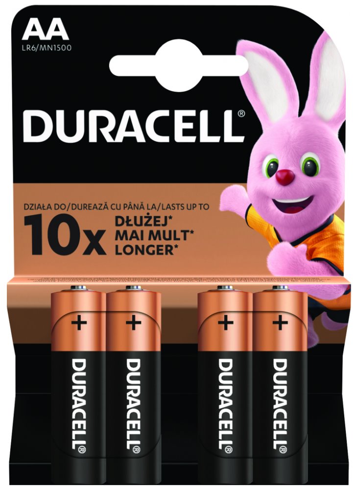 Duracell Basic alkalická baterie 4 ks (AA)