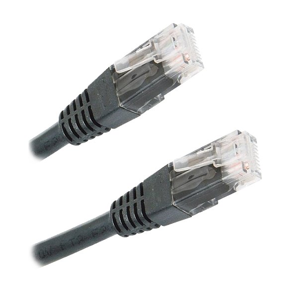 XtendLan PK_6UTP005black Cat 6 UTP 0,5m, černý XtendLan Patch kabel Cat 6 UTP 0,5m - černý