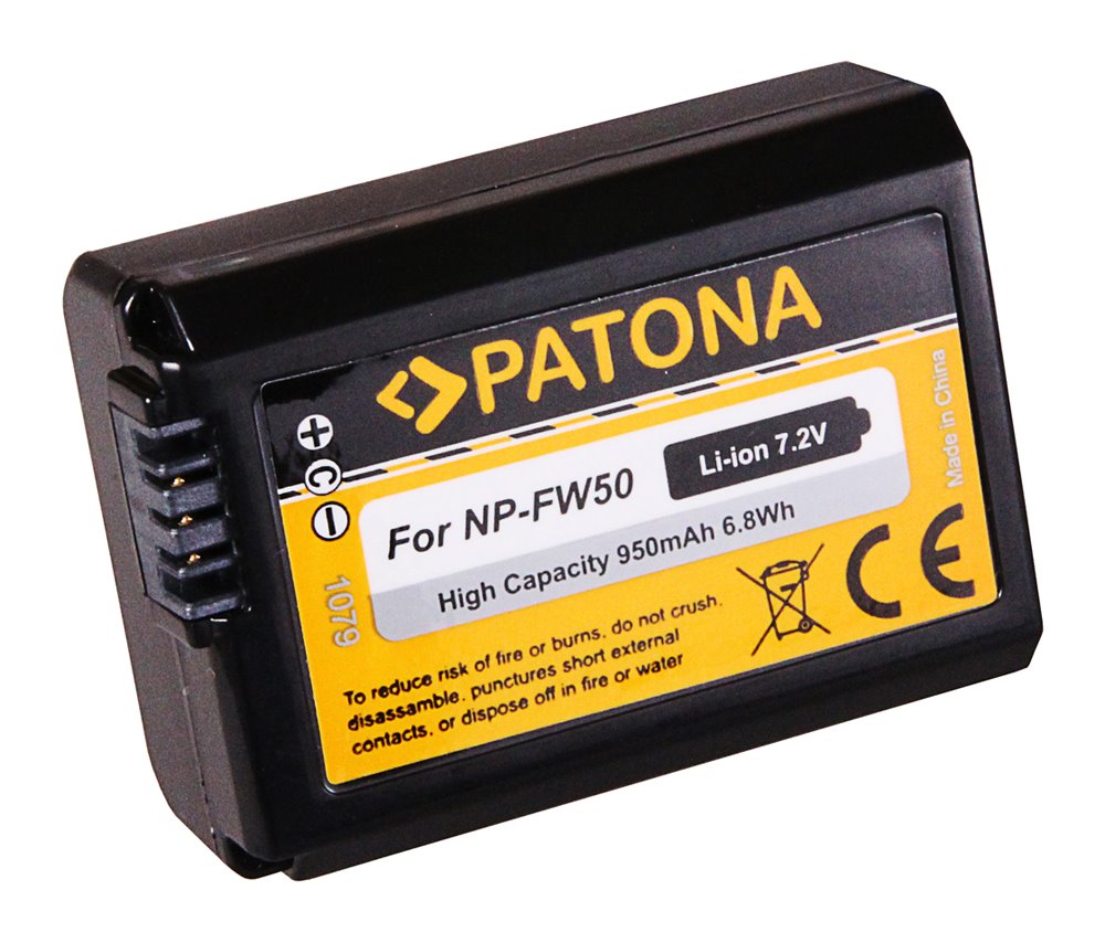 Patona PT1079 PATONA baterie pro foto Sony NP-FW50 950mAh