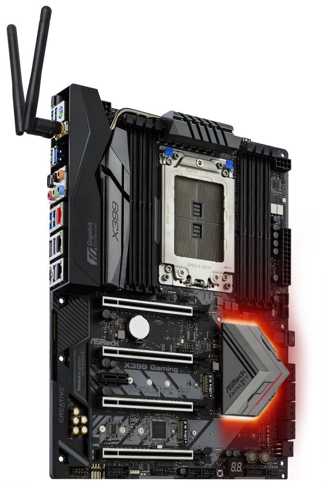 OPRAVENÉ - ASRock X399 Professional Gaming / AMD X399 / sTR4 / 8x DDR4 DIMM / M.2 / USB Type-C / ATX