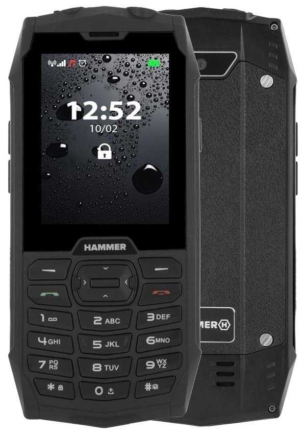 myPhone Hammer 4 - černý 2,8"/ 64MB/ až do 32 GB microSD/ Dual SIM/ IP68