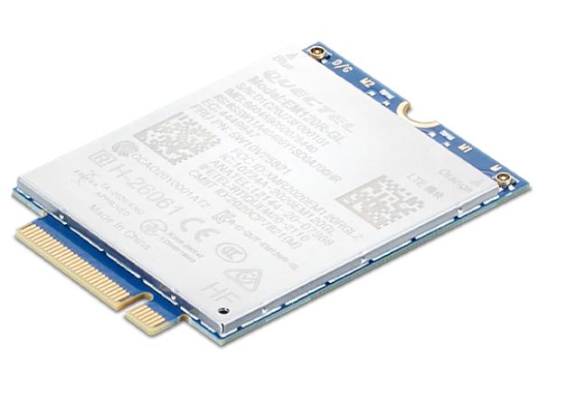 Lenovo 4XC1D51447 Lenovo modul ThinkPad Quectel 4G LTE SDX24 EM120R-GL CAT12 PCIE WWAN module