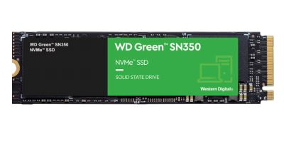 WD Green SN350 2TB, WDS200T3G0C WD GREEN SSD NVMe 2TB PCIe SN350, Geb3 8GB/s, (R:3200/W:3000 MB/s)