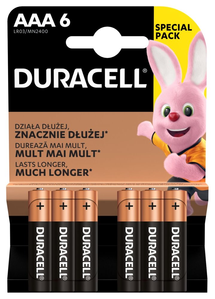 Duracell Basic alkalická baterie 6 ks (AAA)