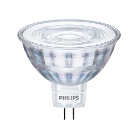 Philips LED žárovka GU5,3 MR16 4,4 35W neutrální bílá 4000K , reflektor 12V 36° LED žárovka Philips, MR16, 4,4W, 4000K, úhel 36° P307087