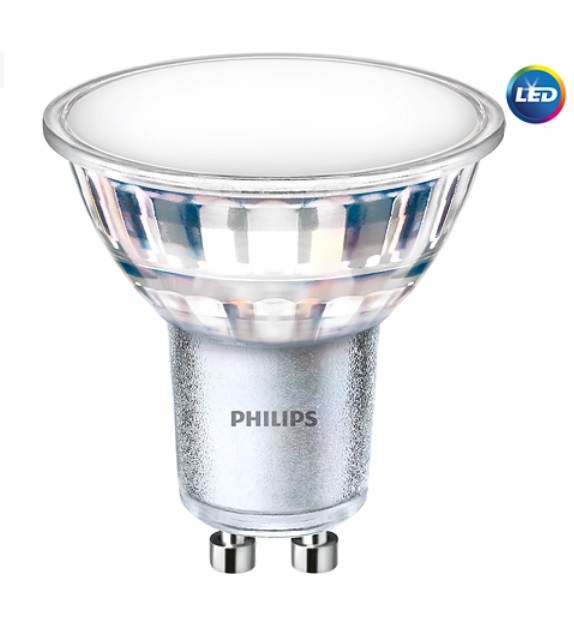 LED žárovka Philips, GU10, 5W, 3000K, úhel 120° P308756