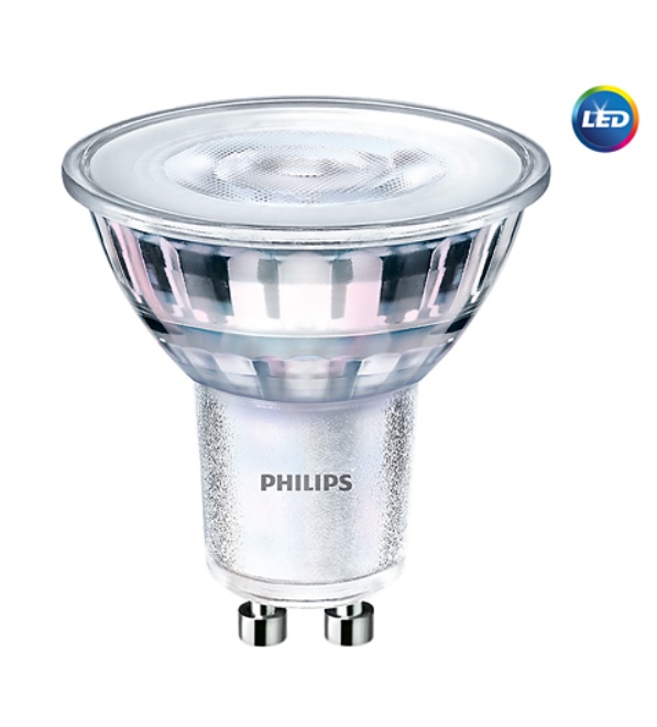 Philips LED žárovka GU10 CP 4W 50W teplá bílá 3000K stmívatelná, reflektor 36° LED žárovka Philips, GU10, 4W/50W stmívatelná, 3000K, úhel 36° P358836