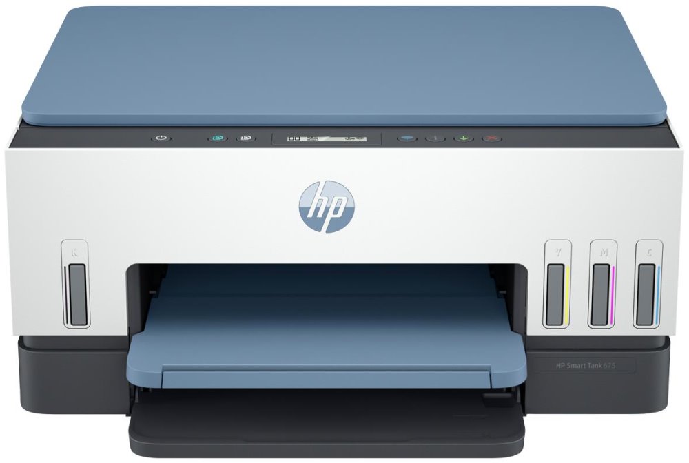 HP Smart Tank 675/ color/ A4/ PSC/ 12/7ppm/ 4800x1200dpi/ AirPrint/ HP Smart Print/ Cloud Print/ ePrint/ USB/ WiFi/ BT/