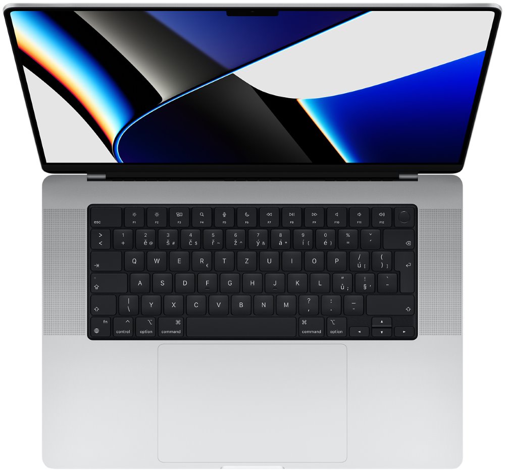 Apple MacBook Pro/M1Pro/16,2"/3456x2234/16GB/1TB SSD/M1 Pro/OS X/Silver/1R