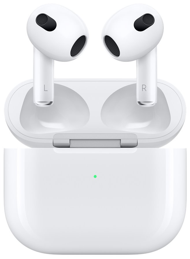 Apple AirPods 2021 s bezdrátově nabíjecím pouzdrem MME73ZM/A Apple AirPods (3rd generation) with MagSafe Charging Case