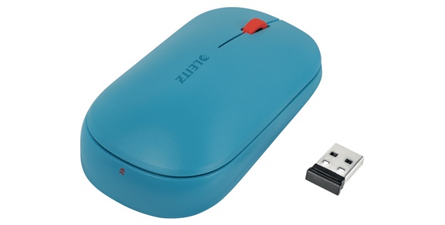 LEITZ Bezdrátová počítačová myš COSY, klidná modrá
