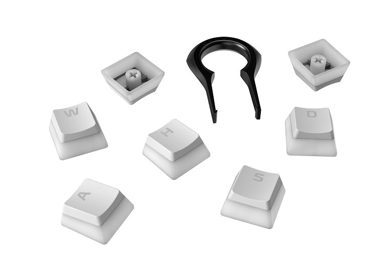 HyperX Pudding Keycaps bílé, US 4P5P5AA#ABA HP HyperX Pudding Keycaps - Full Key Set - PBT - White (US Layout)