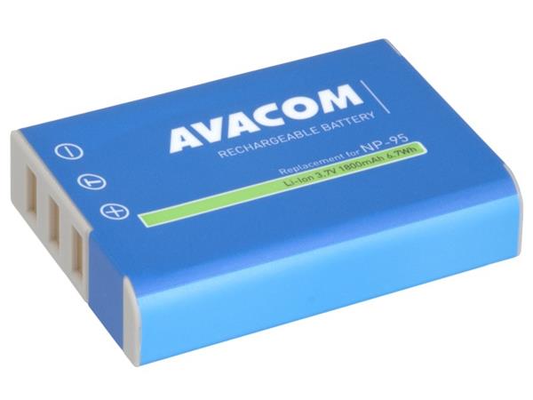 Avacom DIFU-NP95-B1800 Náhradní baterie AVACOMFujifilm NP-95 Li-Ion 3.7V 1800mAh 6.7Wh