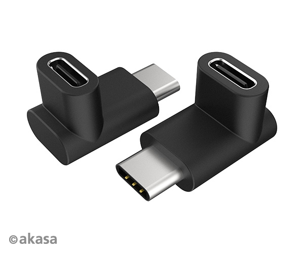 AKASA AK-CBUB63-KT02 / USB-C adaptér AKASA adaptér USB3.1 Gen2 Type-C na Type-C, 2ks v balení