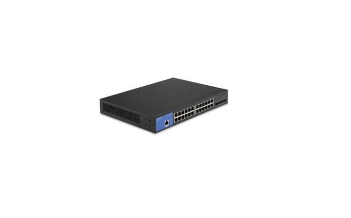 Linksys 24-Port Managed Gigabit Switch + 4 SFP+ Ports - LGS328C