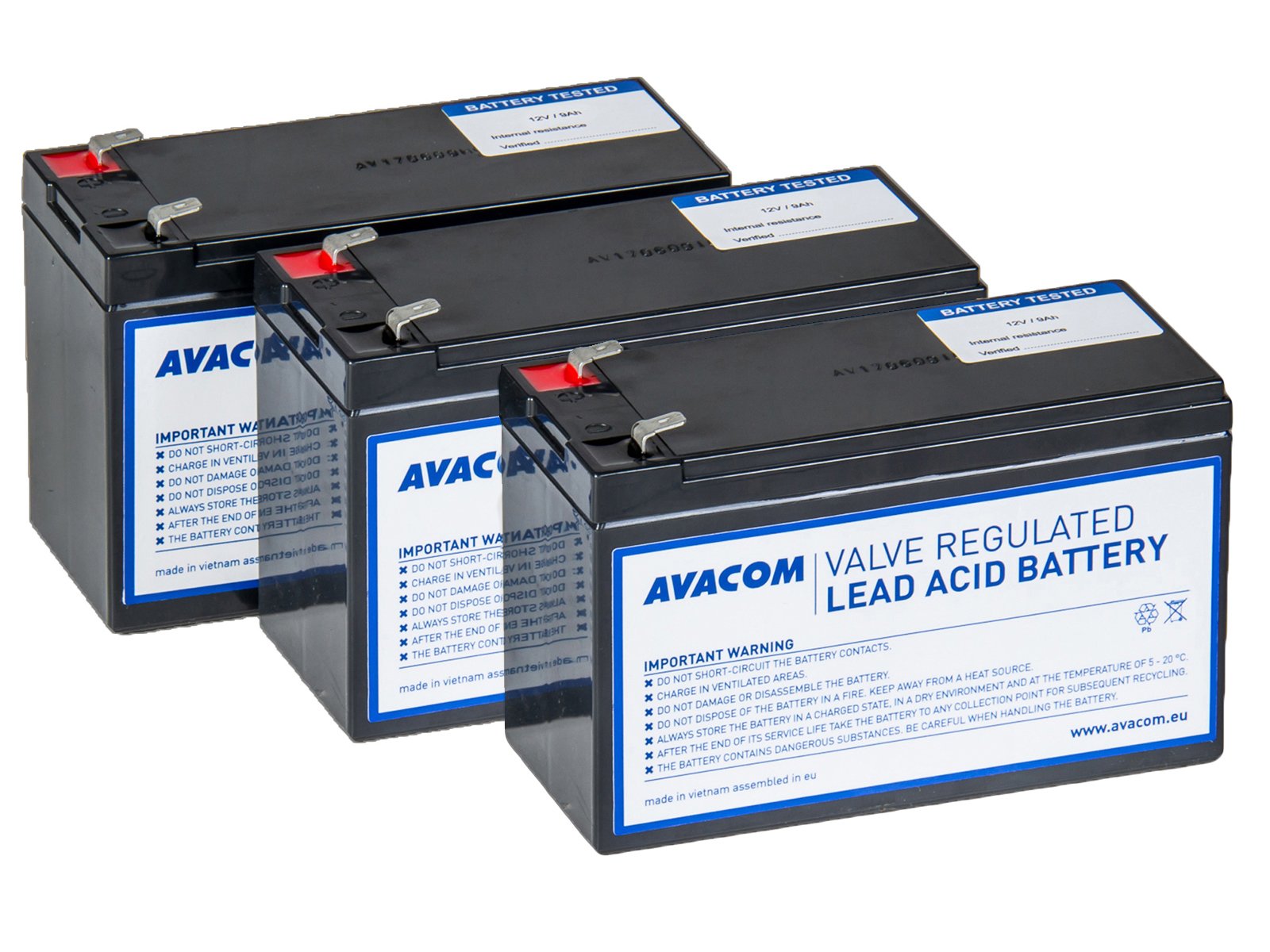 AVACOM AVA-RBP03-12090-KIT - baterie pro UPS CyberPower, Dell, EATON, Effekta, FSP Fortron, HP, Legrand
