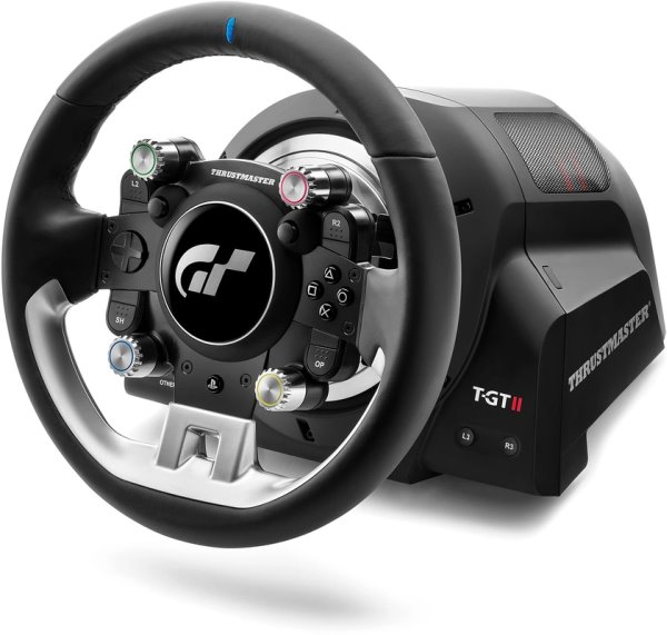Thrustmaster T-GT II PACK, volant + základna (bez pedálů) pro PC a PS5, PS4