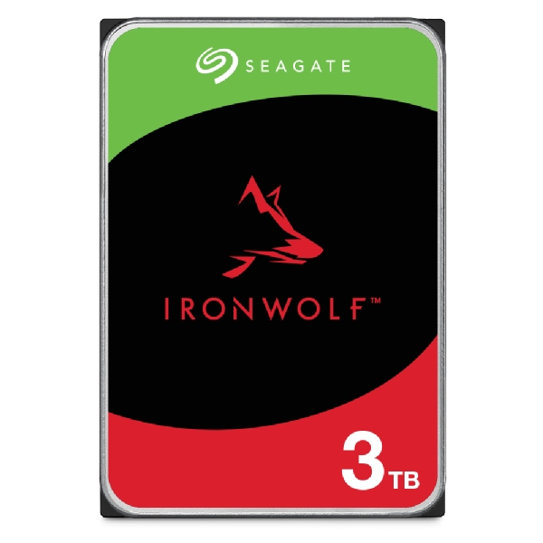 Seagate IronWolf, NAS HDD, 3TB, 3.5", SATAIII, 256MB cache, 5.400RPM