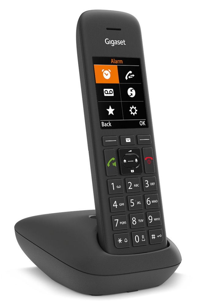 SIEMENS GIGASET C575 - DECT/GAP bezdrátový telefon, barva černá