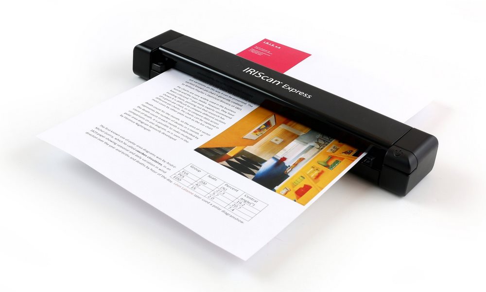 IRISCan Express 4 skener, A4, přenosný, barevný, 1200 x 1200 dpi. , USB