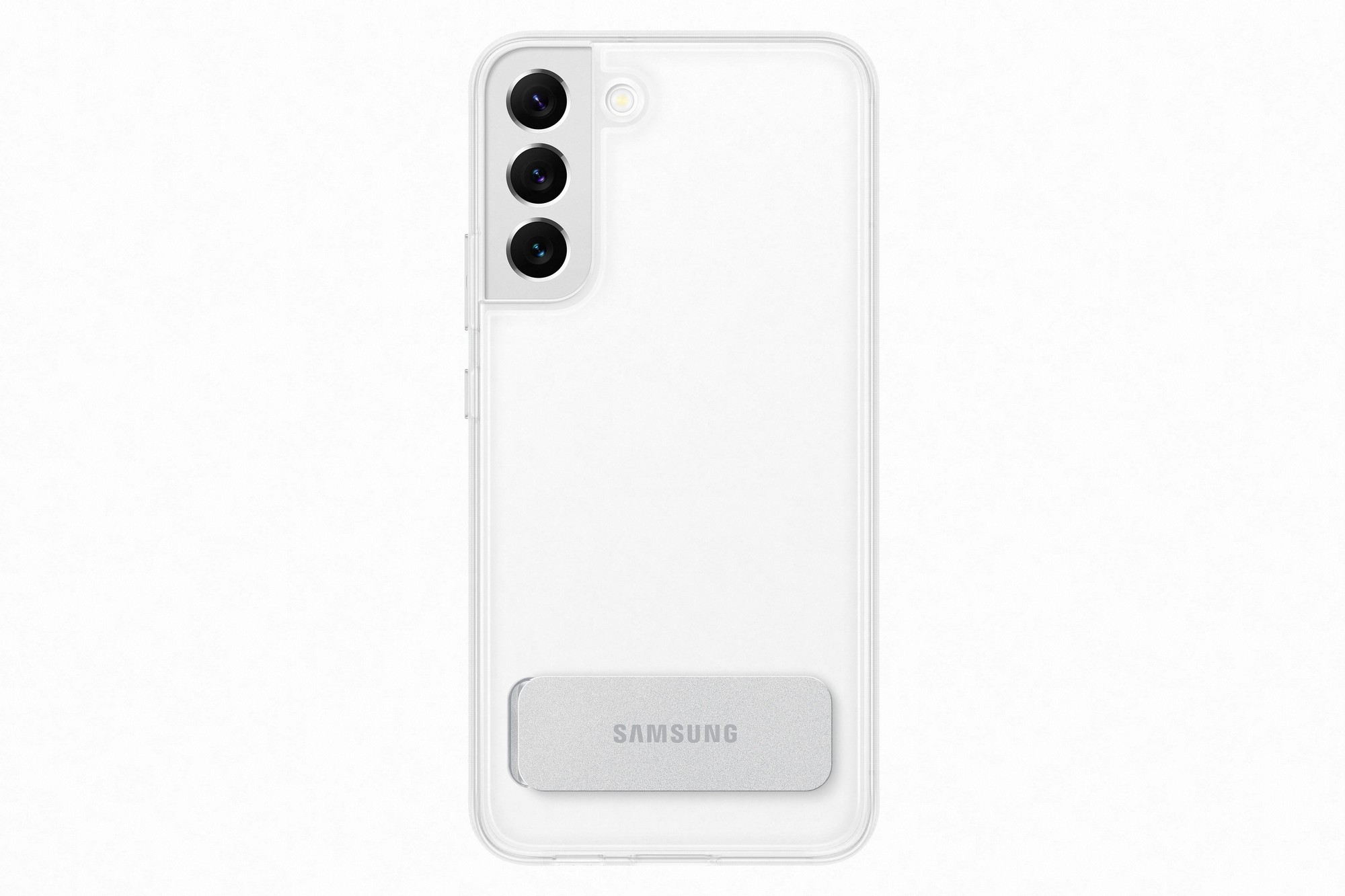 Samsung průhledný zadní kryt se stojánkem EF-JS906C pro Galaxy S22+ transparentní