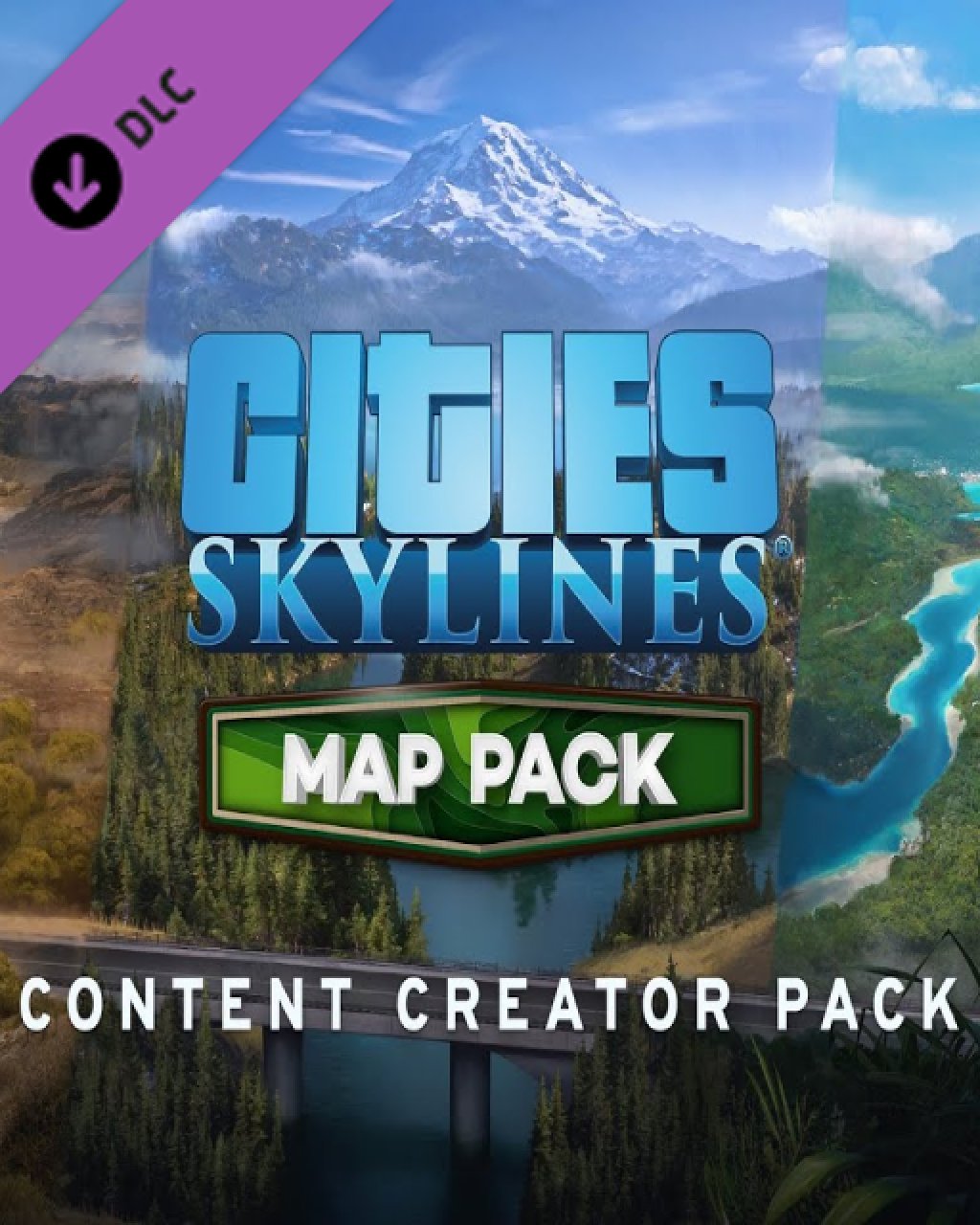 ESD Cities Skylines Content Creator Pack Map Pack