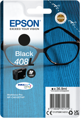 Epson T09K14010 - originální EPSON ink Black 408L DURABrite Ultra Ink