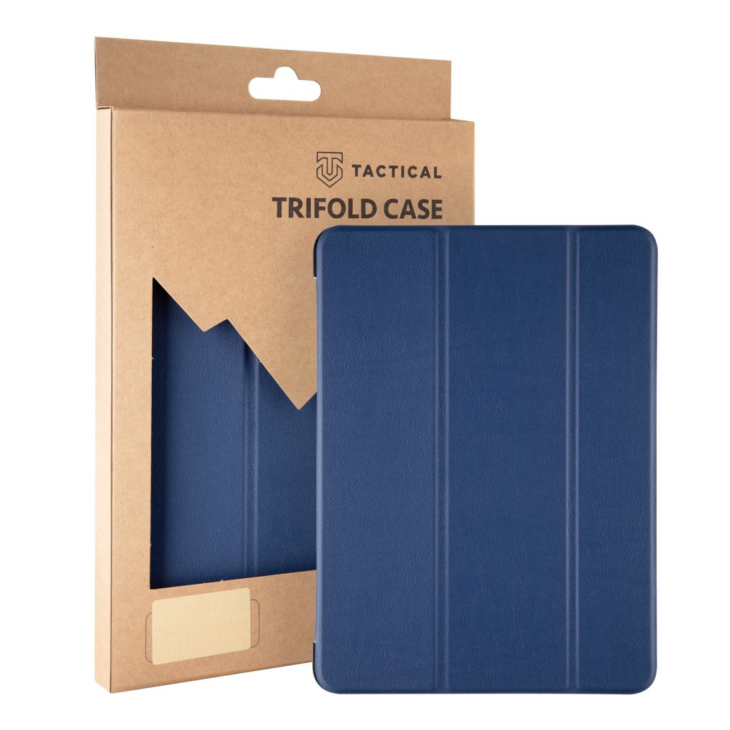 Tactical Book Tri Fold Pouzdro pro Samsung X200/X205 Galaxy Tab A8 10.5 Blue