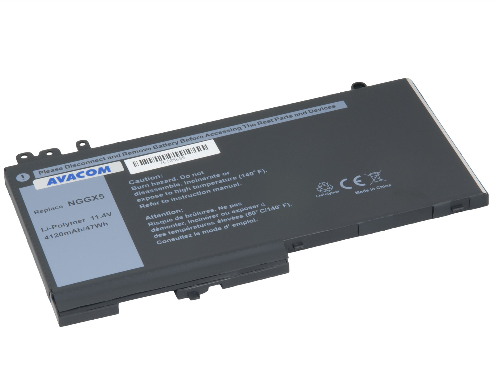 AVACOM NODE-E527-68P 4120 mAh baterie - neoriginální AVACOM baterie pro Dell Latitude E5270 / E5570 Li-Pol 11,4V 4120mAh 47Wh