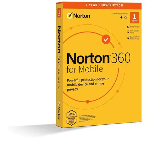 NORTON 360 MOBILE CZ 1 uživatel pro 1 zařízení na 1 rok