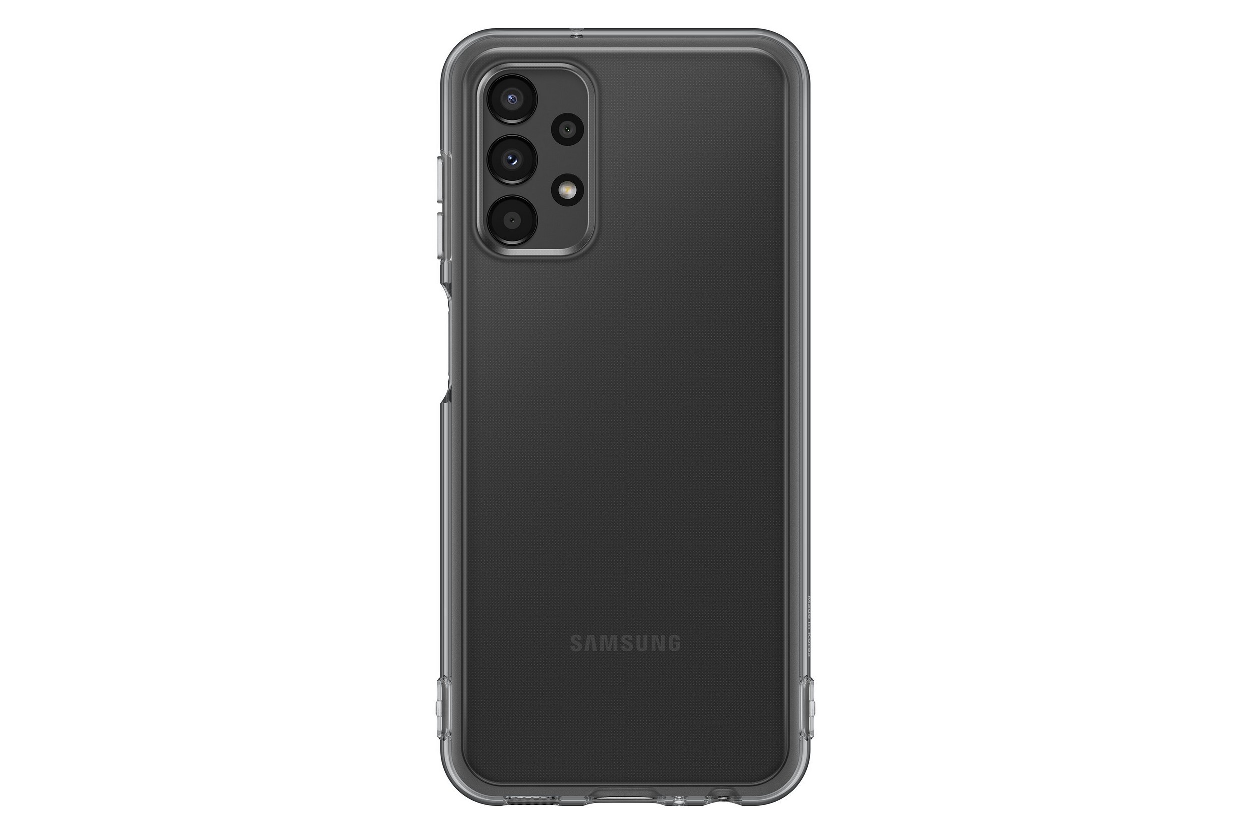Samsung Poloprůhledný zadní kryt Galaxy A13 černý