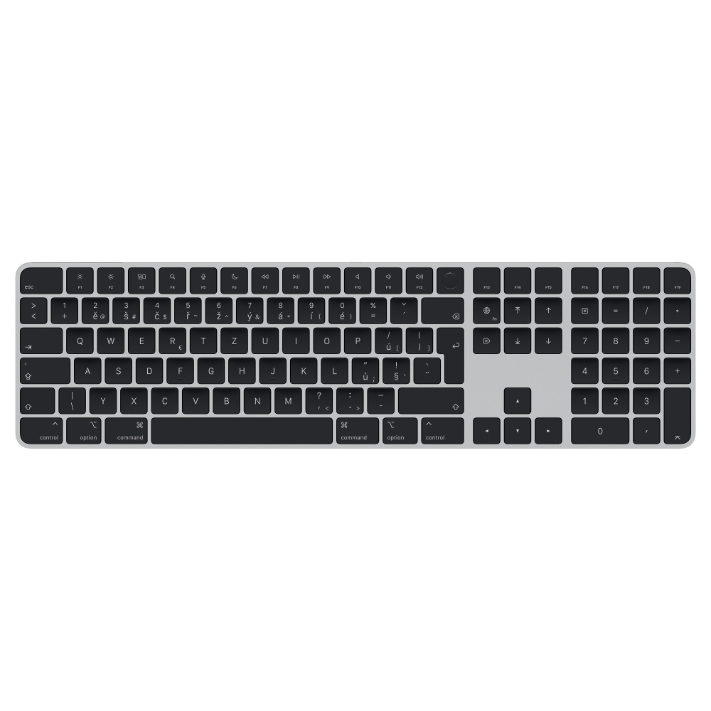 Apple Magic Keyboard with Touch ID and Numeric Keypad MMMR3SL/A Magic Keyboard Numeric Touch ID - Black Keys - SK