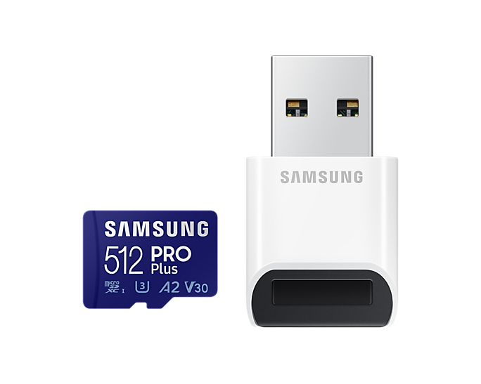 Samsung microSDXC 512GB PRO Plus + USB adaptér