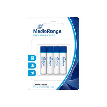 MediaRange Premium AAA 4ks MRBAT101 MediaRange Premium baterie micro AAA 1,5V Alkalické 4ks