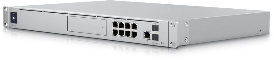 Ubiquiti UniFi Dream Machine SE - Router, UniFi OS, 8x GbE, 1x 2.5GbE, 2x SFP+, 128GB SSD, 8x PoE+ (PoE budget 180W)