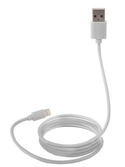 CANYON nabíjecí kabel Lightning MFI-1, kompaktní, Apple certifikát, délka 1m, bílá