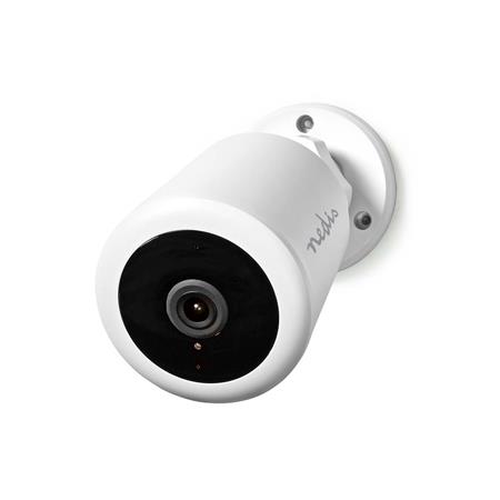 NEDIS IP Kamera/ bullet/ Full HD 1080p/ 2Mpx/ objektiv 4 mm/ IP65/ noční vidění/ síťové napájení/ 12 V adaptér/ bílá