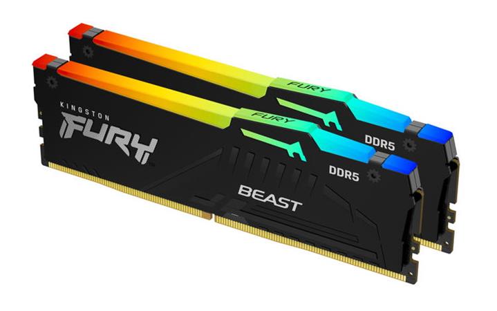 Kingston FURY Beast/DDR5/32GB/6000MHz/CL40/2x16GB/RGB