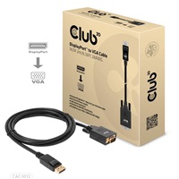 Club3D CAC-1012 Club3D kabel DP na VGA, M/M, 2m, 28 AWG