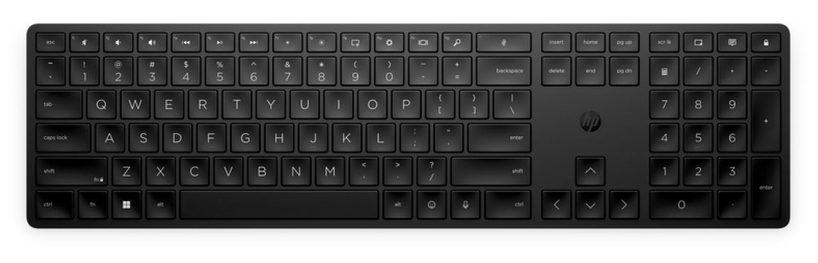 HP 455 Programmable Wireless Keyboard 4R184AA#BCM HP Programovatelná bezdrátová klávesnice HP 450 CZ