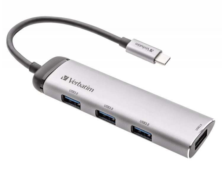 Verbatim 49147 VERBATIM USB hub MULTIPORT USB-C / 4x USB 3.2