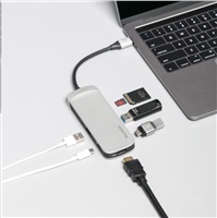 Kingston USB HUB Nucleum USB-C: USB 3.0,HDMI, SD/MicroSD, Power Delivery, Type-C