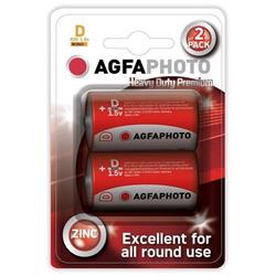 AgfaPhoto D 2ks AP-R20-2B AgfaPhoto zinková batéria 1.5V, R20/D, blister 2ks
