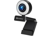 Sandberg Webová kamera, Streamer USB Webcam, černá