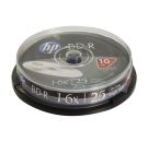 Blu-ray BD-R SL HP 25GB 6x 10-cake