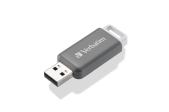 VERBATIM Flash Disk 128GB DataBar USB 2.0 Drive, šedá