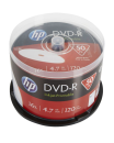DVD-R HP 4,7 GB (120min) 16x Inkjet Printable 50-cake